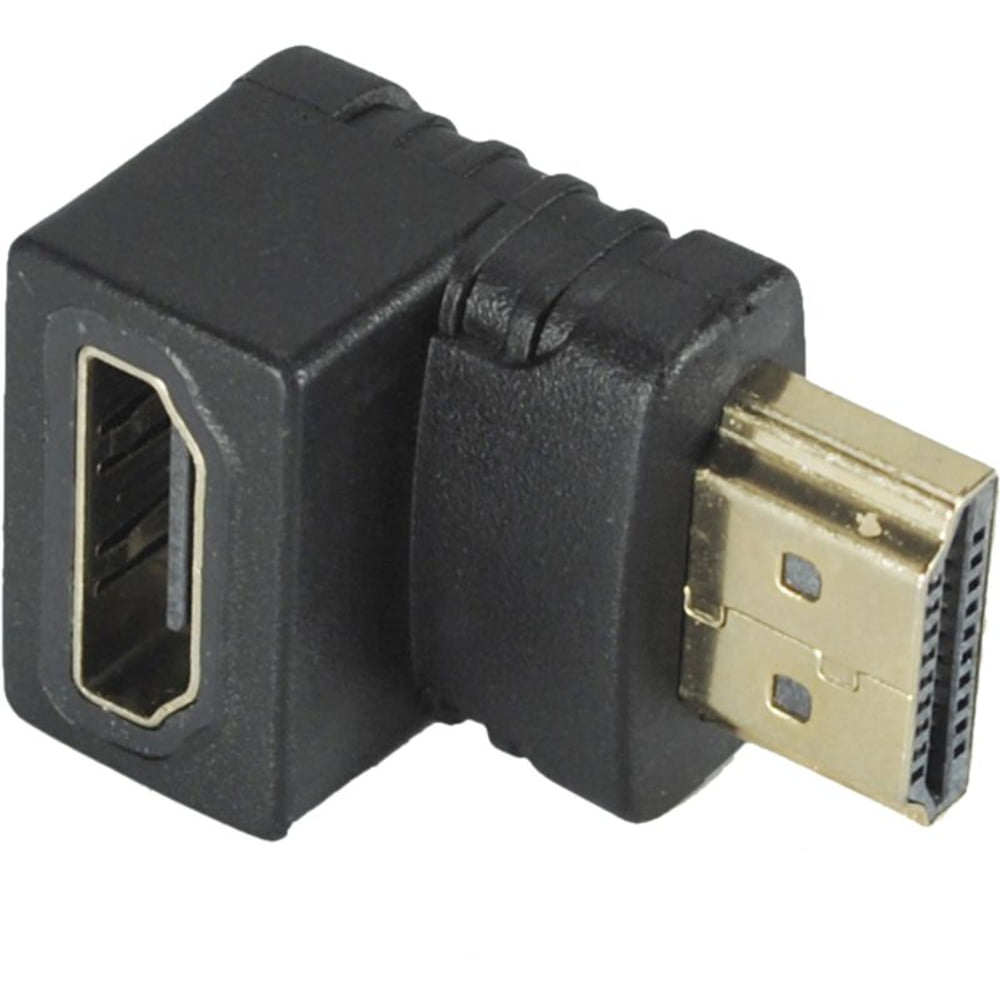 Adaptador HDMI Fêmea x HDMI Macho 90 Graus XC APP HDMI