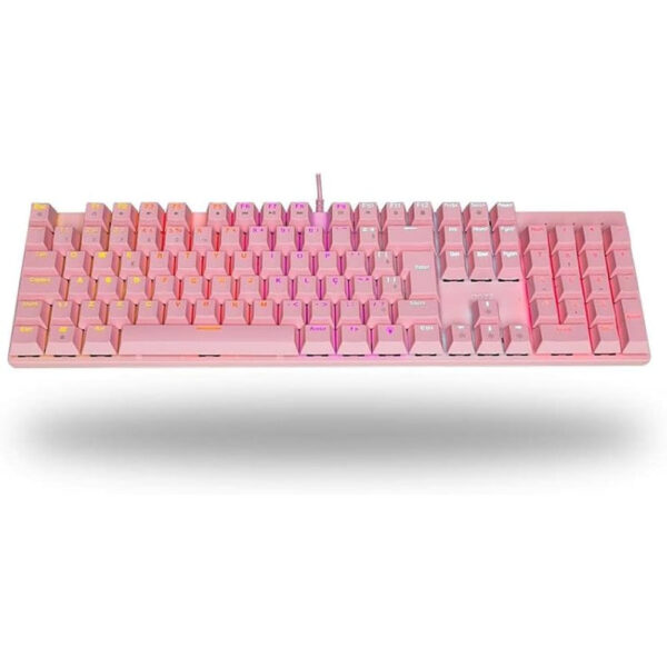 Teclado Mecânico Dazz Orion Essential Gamer RGB Rosa