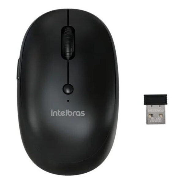 Mouse Intelbras MSI100 USB 2 0 Sem Fio Preto