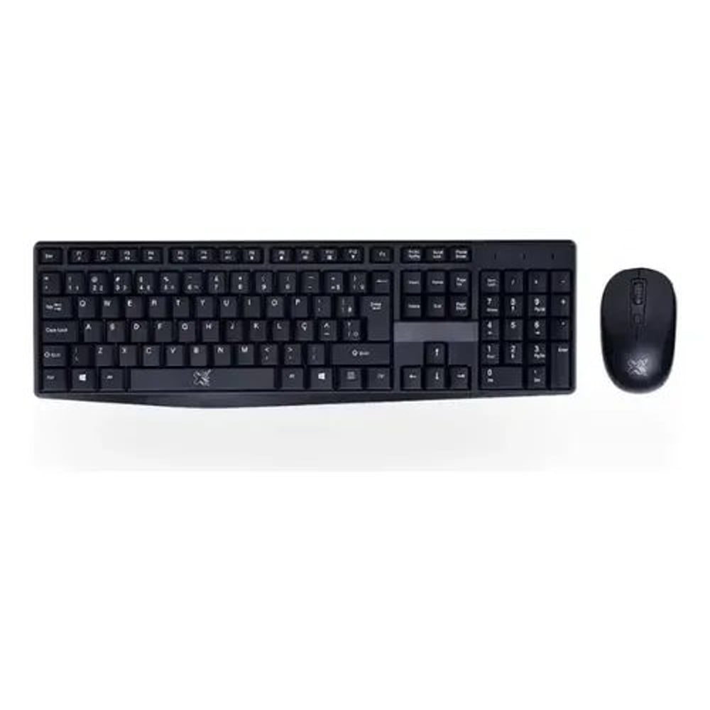 Kit Teclado e Mouse Maxprint 60000070 2 em 1 RF 2 4G