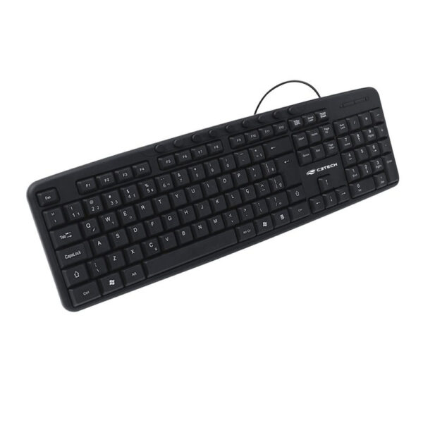 Teclado C3Tech USB KB M40BK Preto