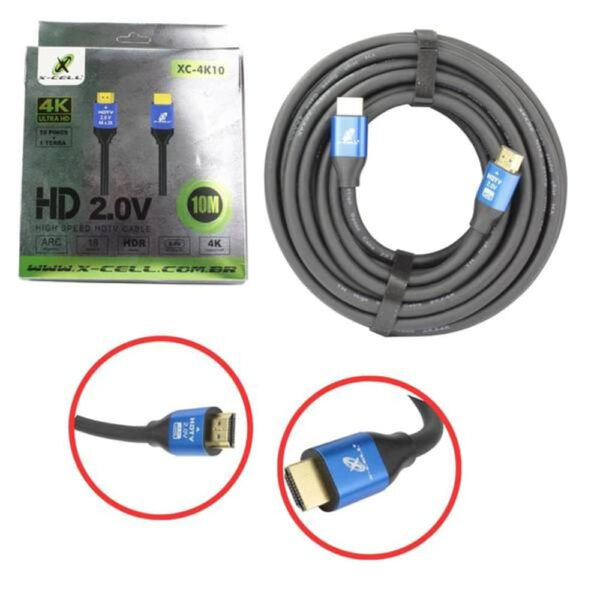 Cabo HDMI 2 0 4K 10 Metros
