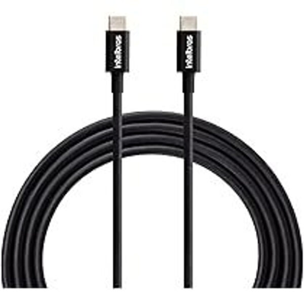 Cabo USB Tipo C Intelbras 1,2m PVC Preto
