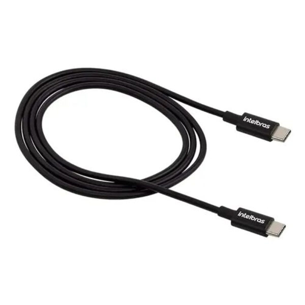 Cabo USB Tipo C 1,2m PVC Preto EUCC 12PP