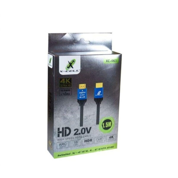 Cabo HDMI 2 0 4K 1,5m XC 4K1