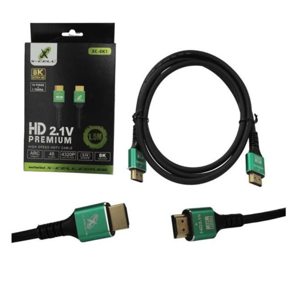 Cabo HDMI 2 1 8K 1,5m XC 8K1