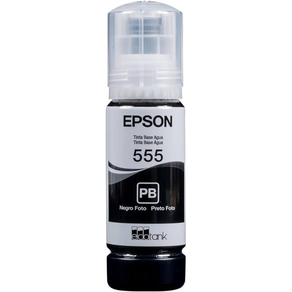 Refil de Tinta Epson T555120 Preto