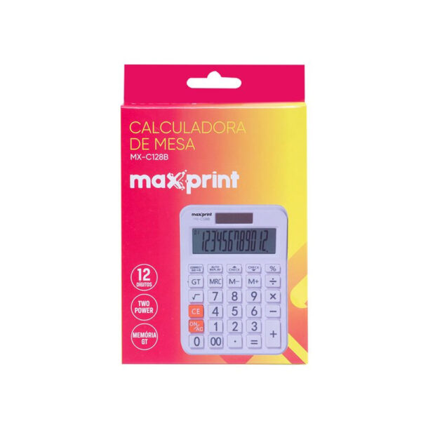 Calculadora de Mesa Maxprint MX C128B