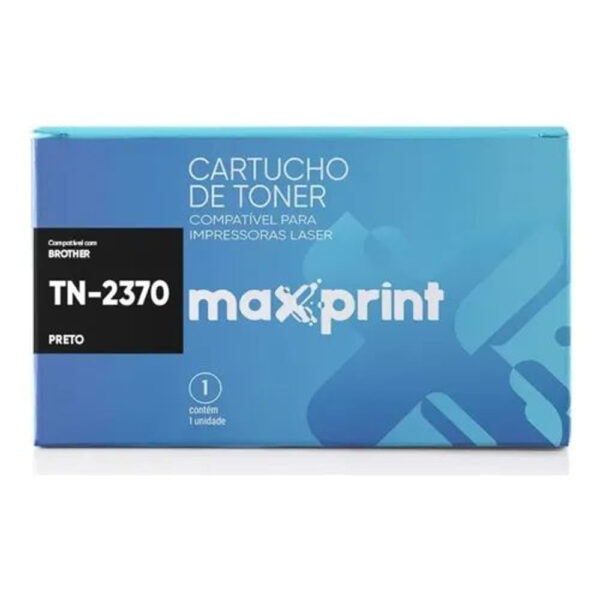 Cartucho Toner Maxprint TN 2370 Compatível com Brother