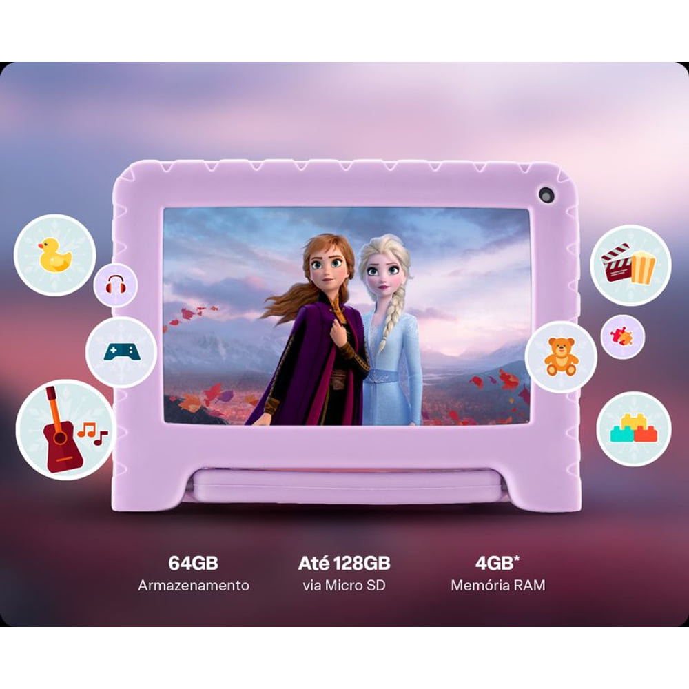 Tablet Multilaser Frozen II 64GB NB416