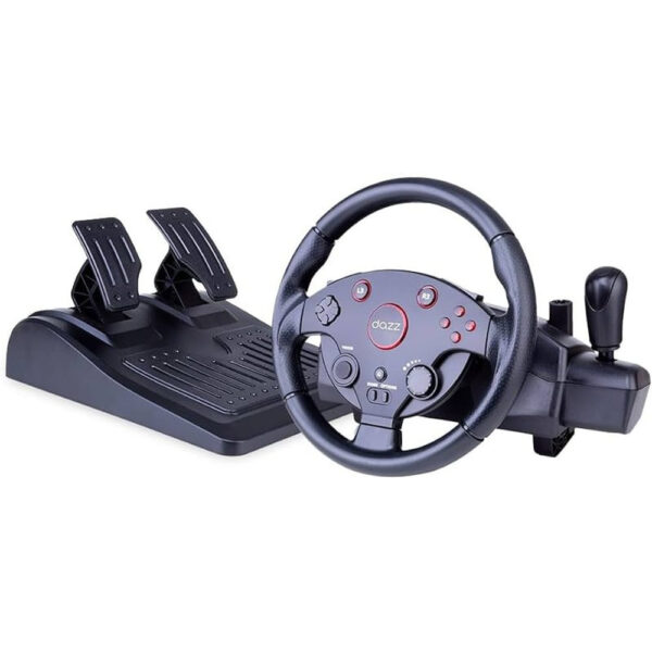 Volante Dazz Force Driving PS4/PS3/PC/Xbox One/Xbox 360 Preto