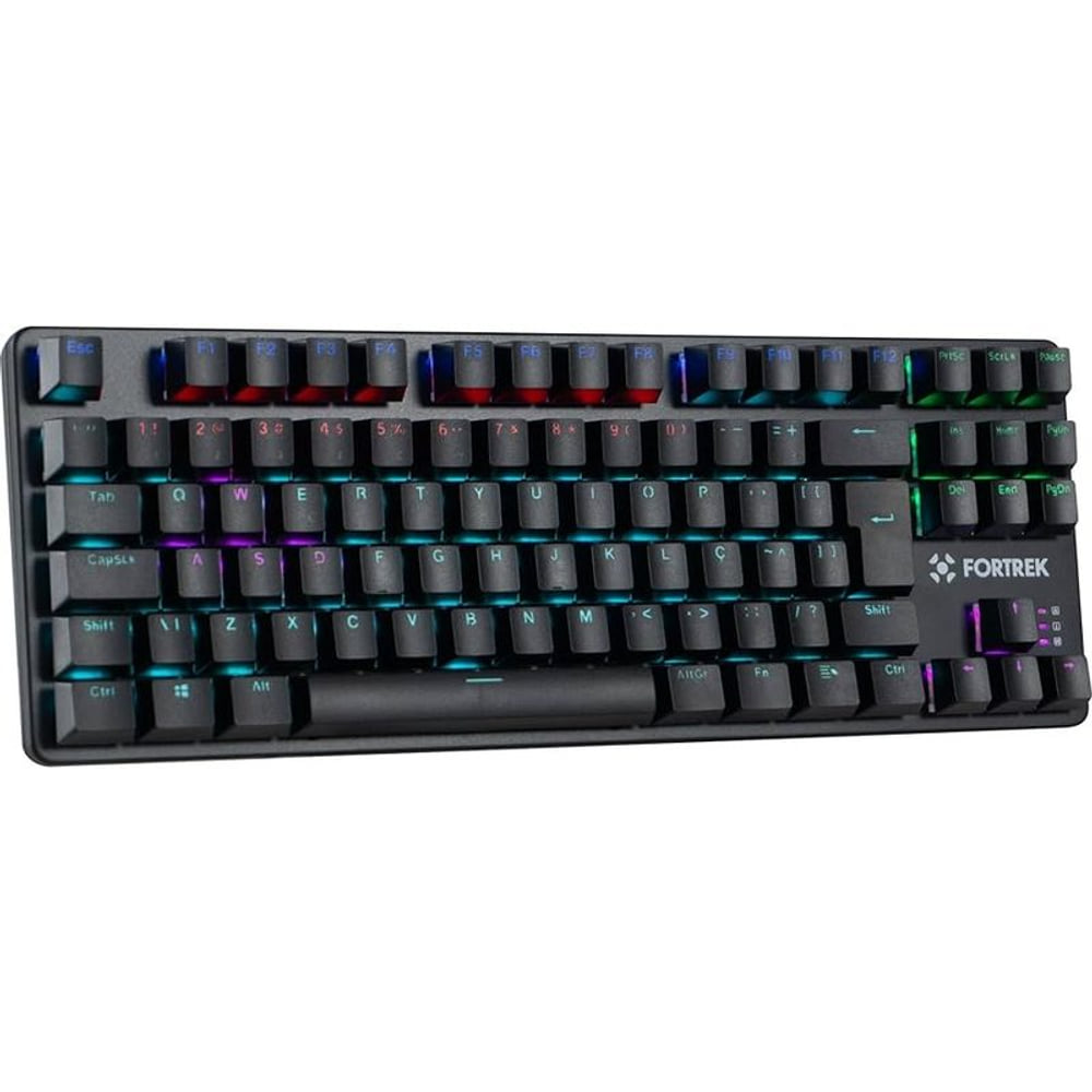 Teclado Fortrek Gamer Mecânico Black Hawk Compacto
