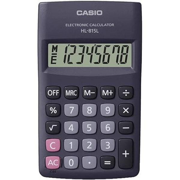 Calculadora Casio de Bolso 8 Dígitos HL815L