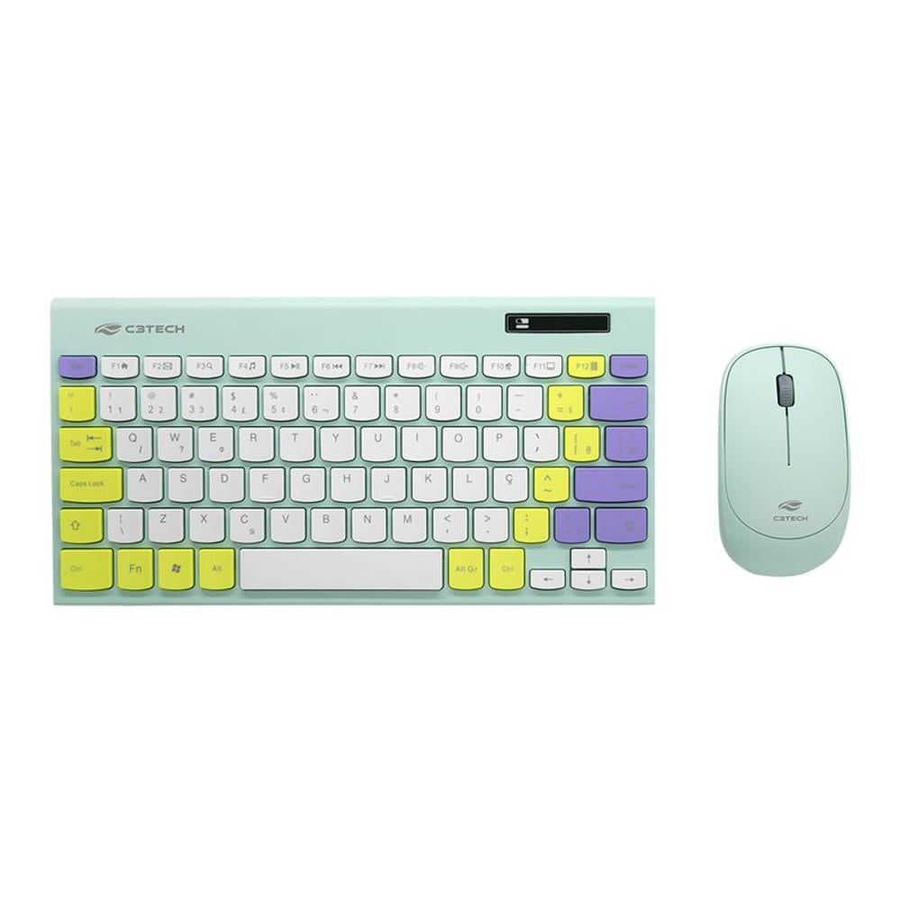 Teclado e Mouse sem Fio C3Tech K W71GN