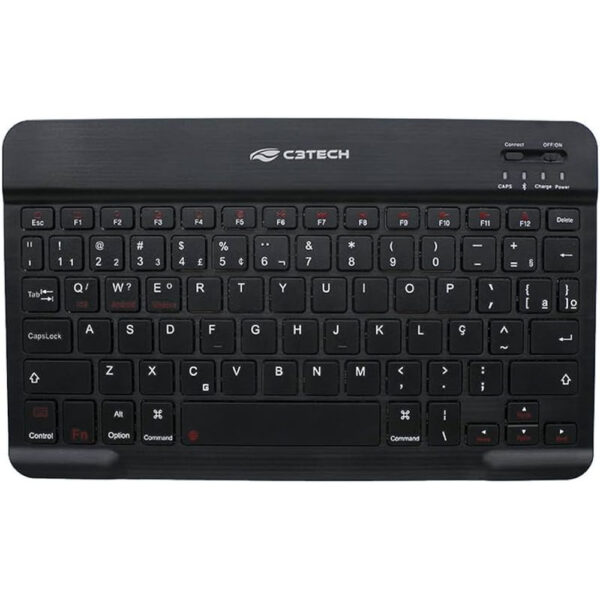 Teclado Sem Fio C3Tech K BT40BK Mini