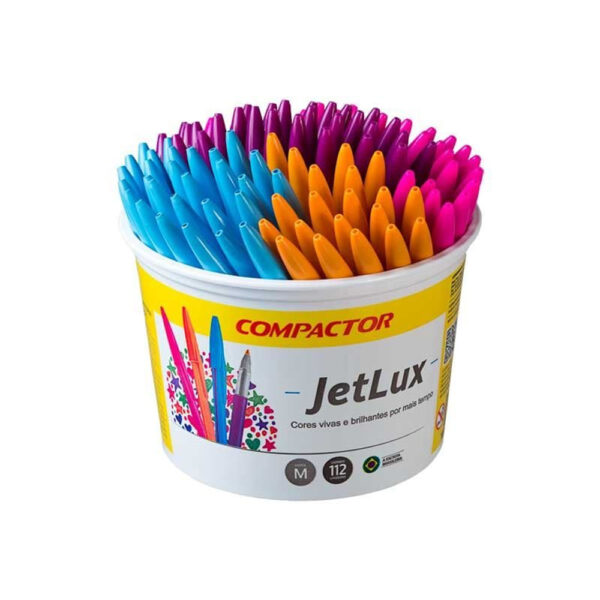Caneta Esferográfica Compactor Jet Lux DI Sortidas | UNIDADE