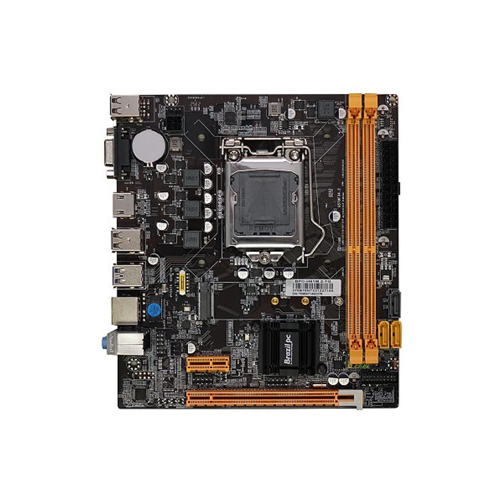 Placa Mãe BrasilPC BPC H61M 2 TG Socket 1155 DDR3 (2ª e 3ª Geração)
