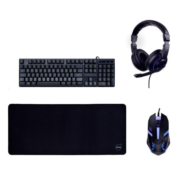 Combo 4 em 1 NovaCore Headset e Mouse