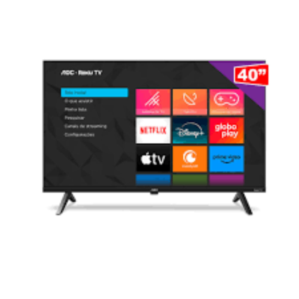 TV LED AOC Smart 40 polegadas Roku 40S5045/78