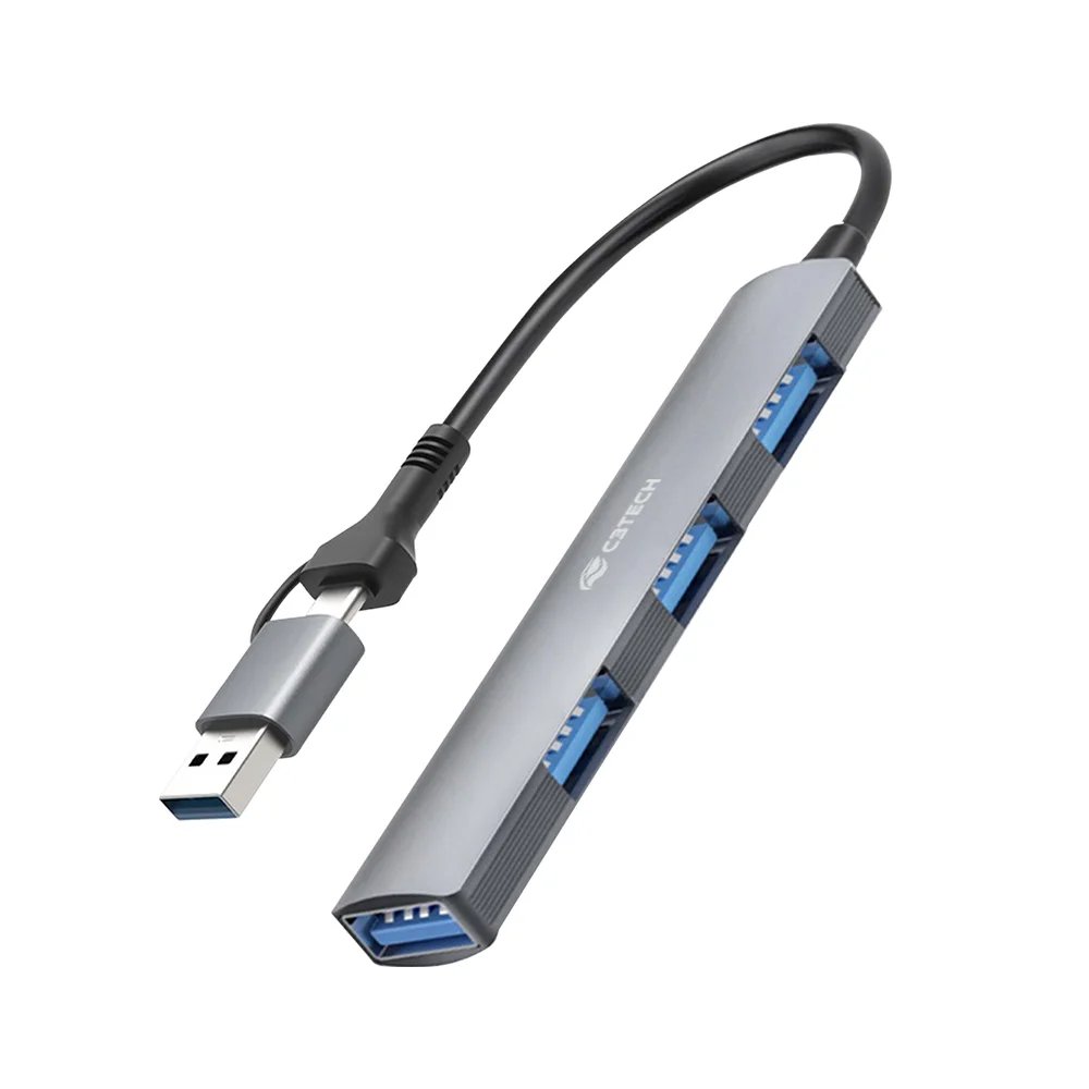 Hub USB C3Tech C 3 0 4 Portas