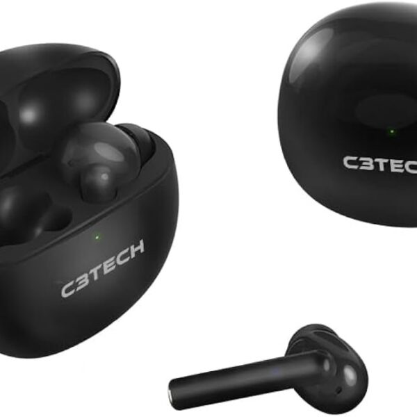 Fone de Ouvido TWS Bluetooth 5 1 C3Tech EP TWS 60BK
