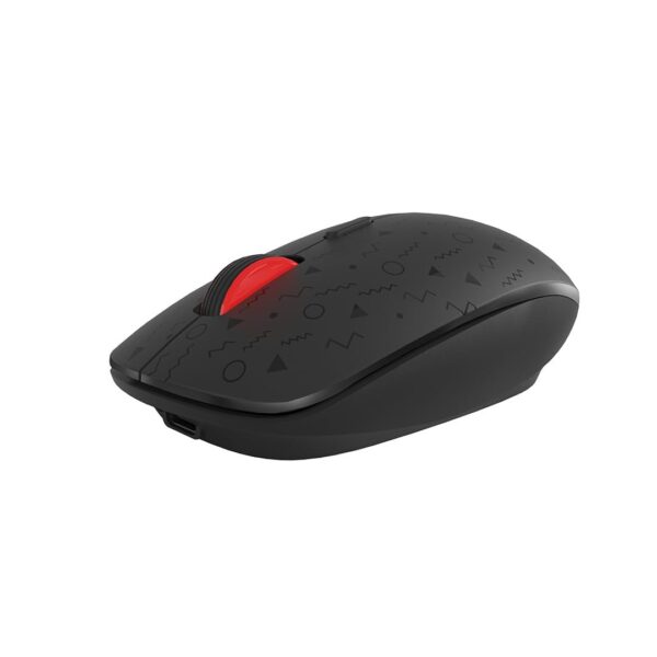 Mouse Sem Fio Recarregável M W90GY Preto C3Tech