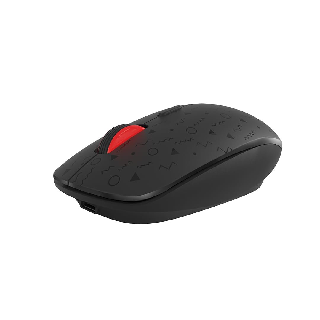 Mouse Sem Fio Recarregável M W90GY Preto C3Tech