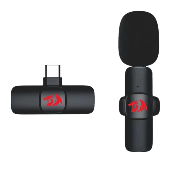 MICROFONE DE LAPELA SEM FIO REDRAGON ATHAN PRETO GM93