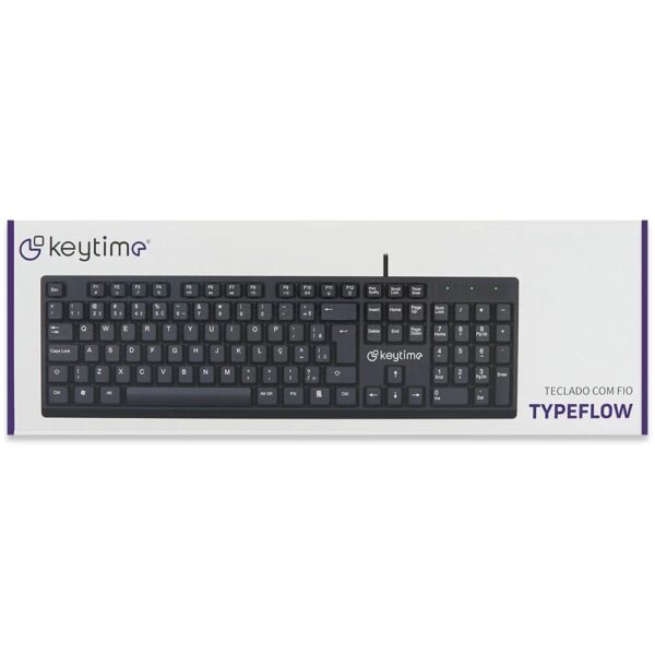 Teclado Keytime TypeFlow Preto