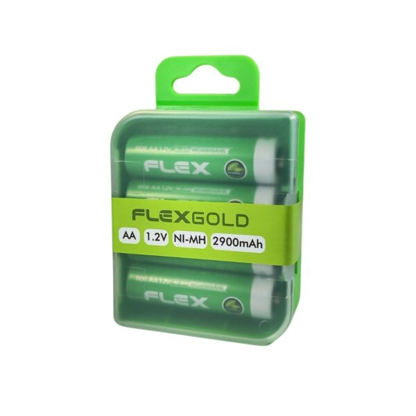 PILHA RECARREGAVEL AA C/4 FLEX MOD FXRAA4