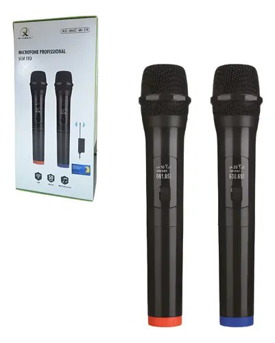 Microfone Profissional Sem Fio X Cell XC MIC W 19