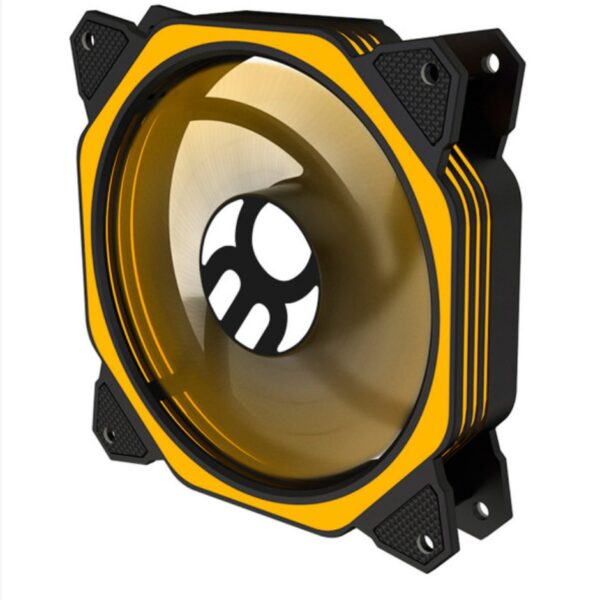 FAN PRETO S05 LED AMBAR 120MM BLUECASE