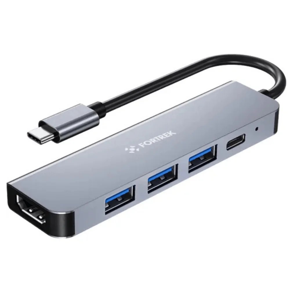 Hub USB C 5x1 Fortrek DC53