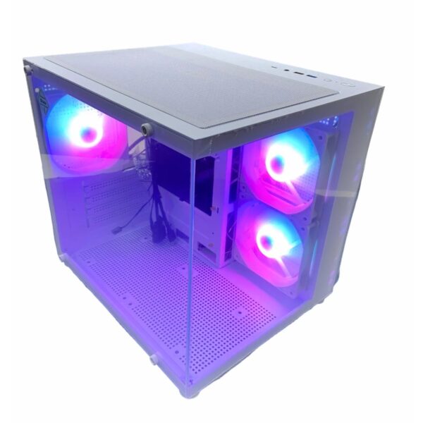 Gabinete Aquário CG300B Preto com 3 Fans EW 300RB Sem Fonte