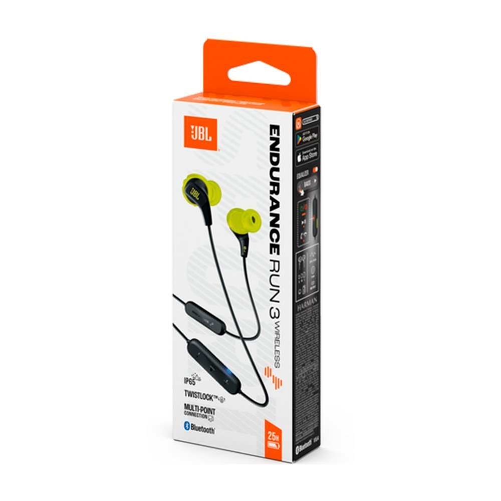 Fone de Ouvido JBL Endurance Run 3 USB C Preto