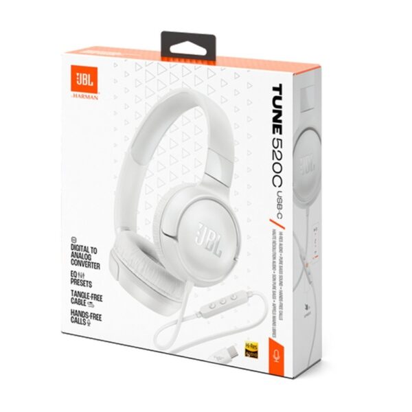 Headphone JBL Tune 520C Branco