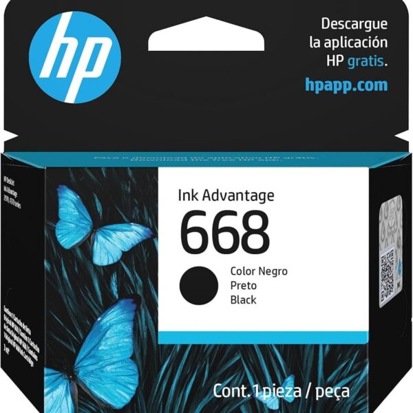 Cartucho HP 668 Preto