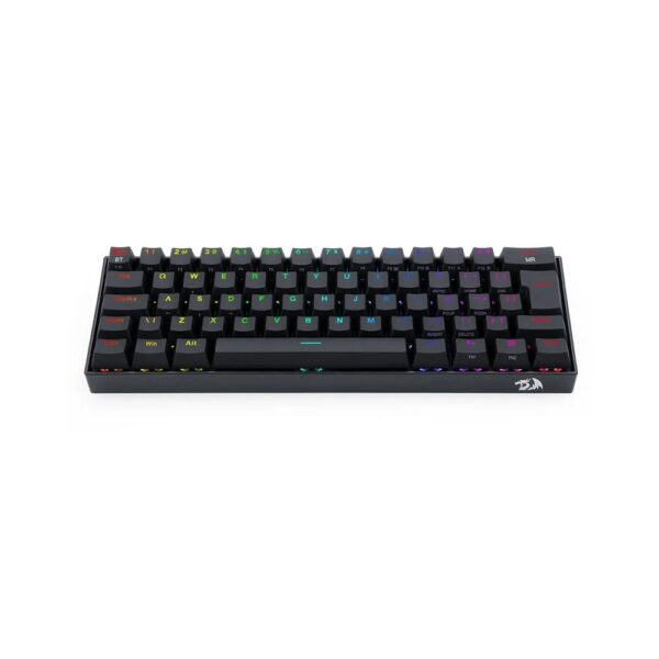 Teclado Mecânico Gamer Draconic RGB Preto com Switch Marrom