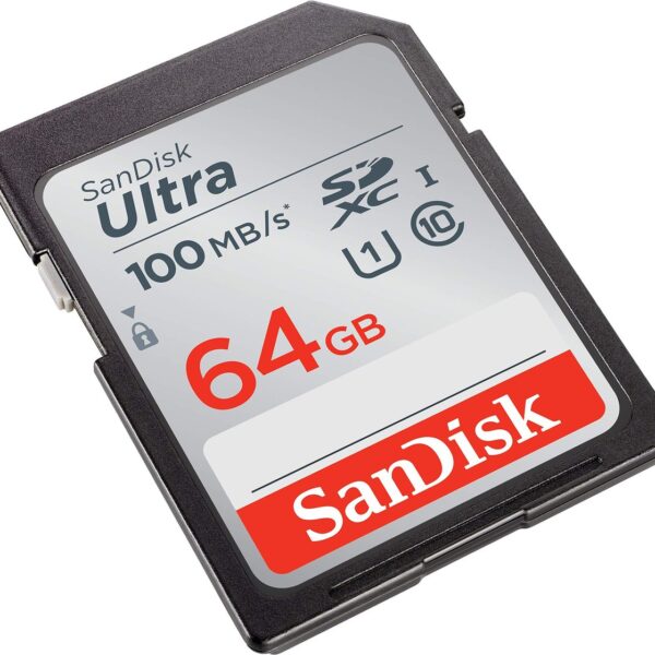 CARTAO MEMORIA SANDISK 64GB ULTRA SDHC UHS I CLASSE 10