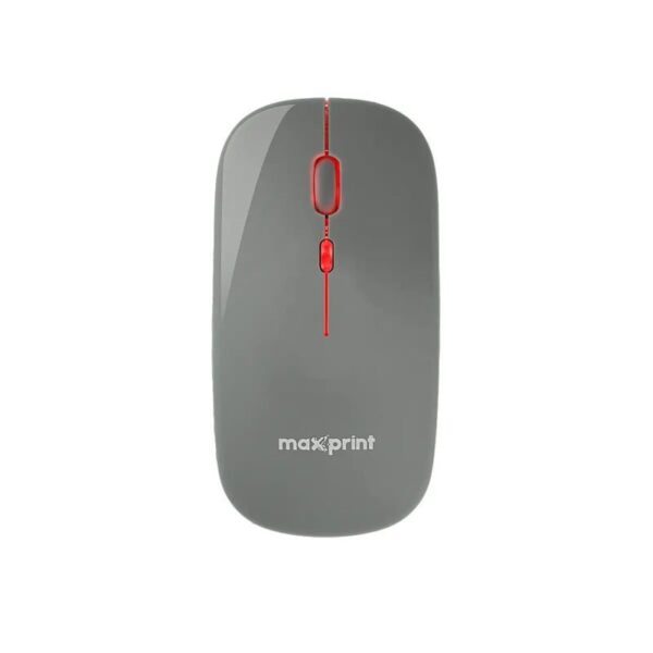 Mouse Maxprint Croma Sem Fio 2 4G 1 600 DPI Cinza