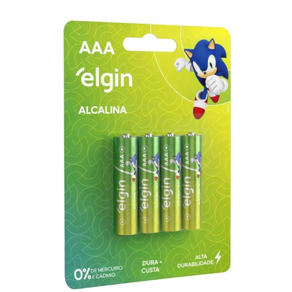 Pilha Elgin AA Alcalina 1 5V Blister com 2 Unidades
