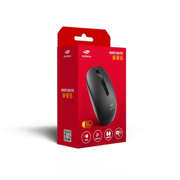 Mouse C3 Tech sem Fio Recarregável Bluetooth + 2 4GHz M BT40WH