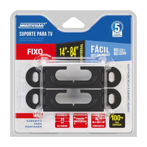 Suporte Fixo para TV de 14 a 101 polegadas U 1000