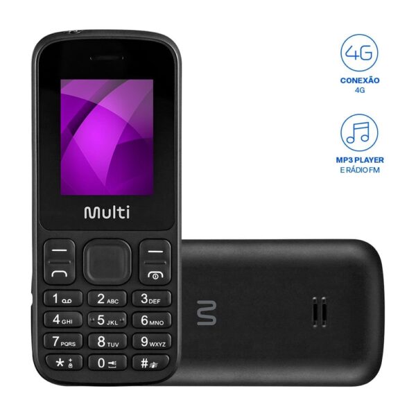 CELULAR MULTILASER UP 4G PRETO P9139
